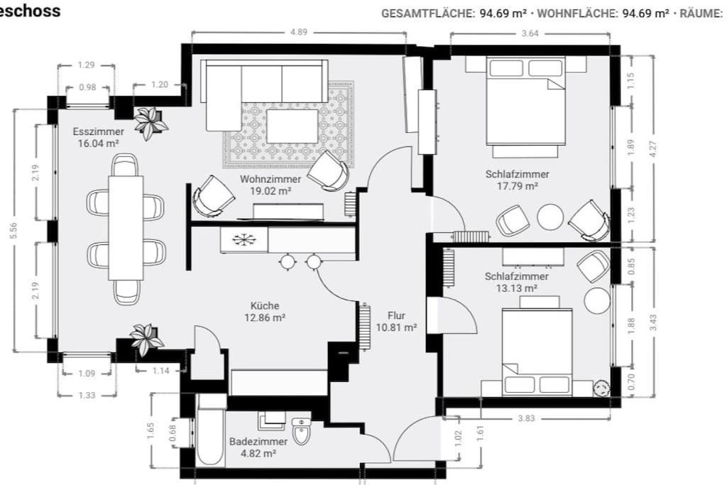 Apartament Urban & Chic: 2Bdr, Parkplatz Witten Zewnętrze zdjęcie